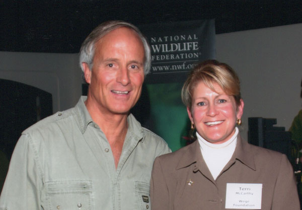 Jack Hanna, Director Emeritus Columbus Zoo and TV star as Jungle Jack, with Terri at a National Wildlife Federation meeting.